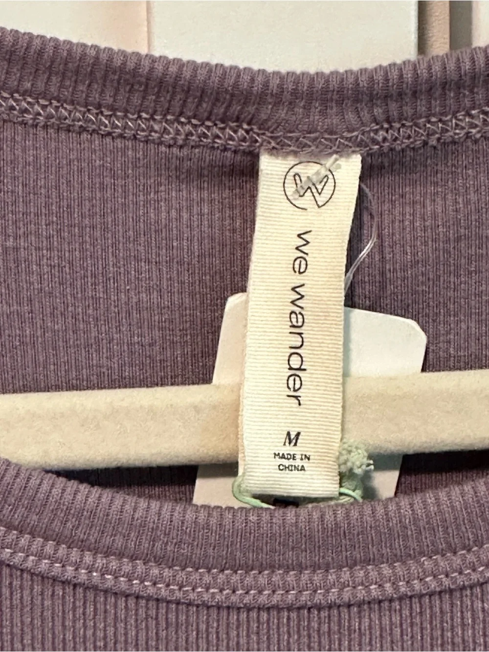 We Wander Featherstretch Rib Tee Size M NWT